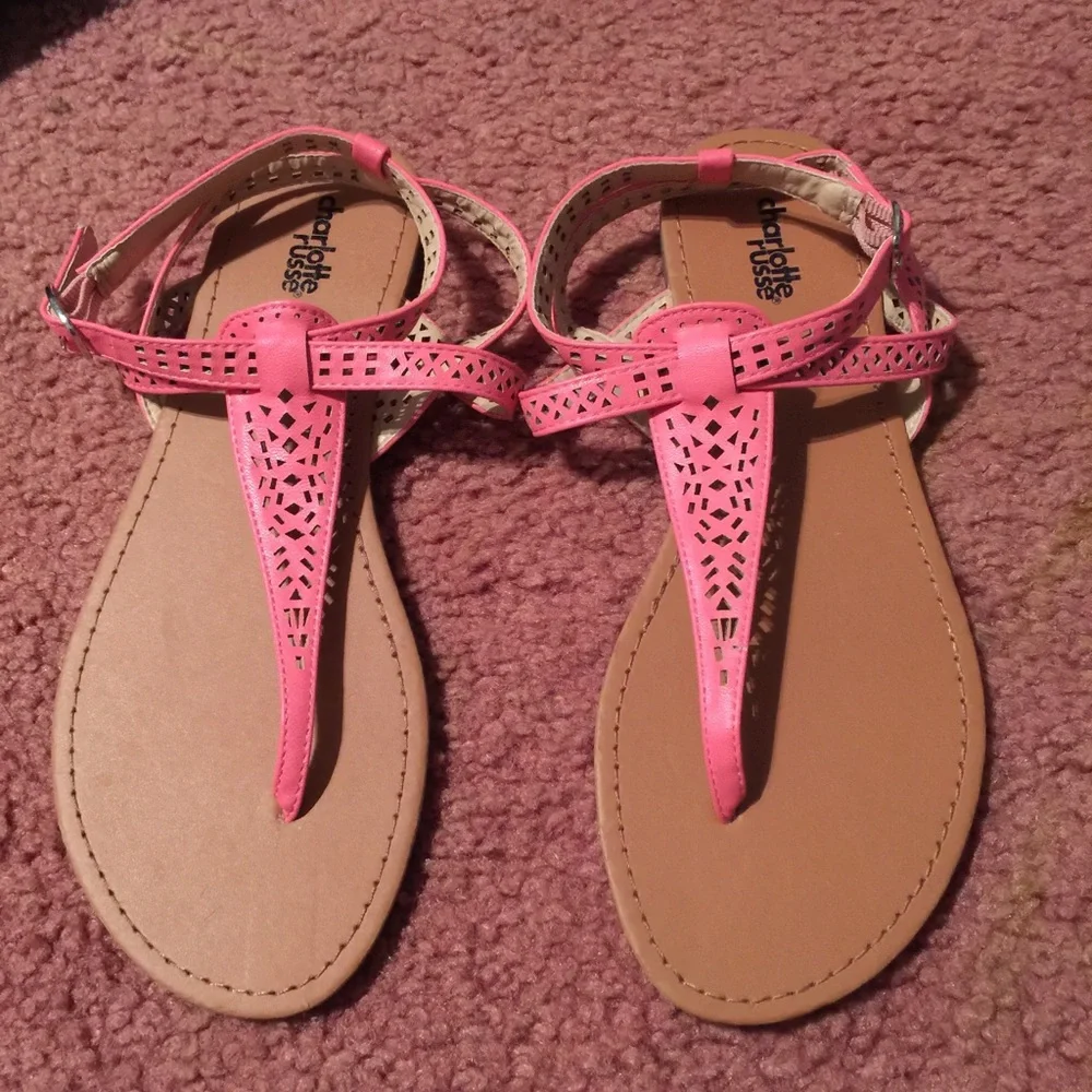 Charlotte Russe🥳HP🥳Leather Flats